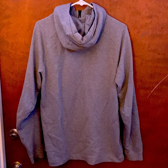 Men's Nike Sportswear Half Zip Modern Hoodie Carbon Heather - Picture 2 of 2